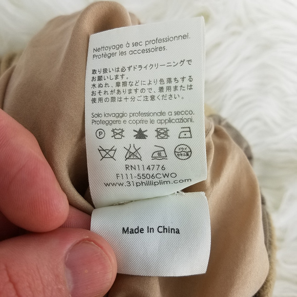 3.1 Phillip Lim Tan Wool Blend Shorts Sz 4 - Picture 6 of 6